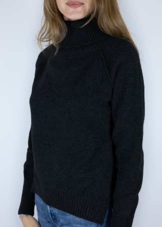 Black Cashmere Turtleneck