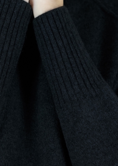 Dolcevita in cashmere nero