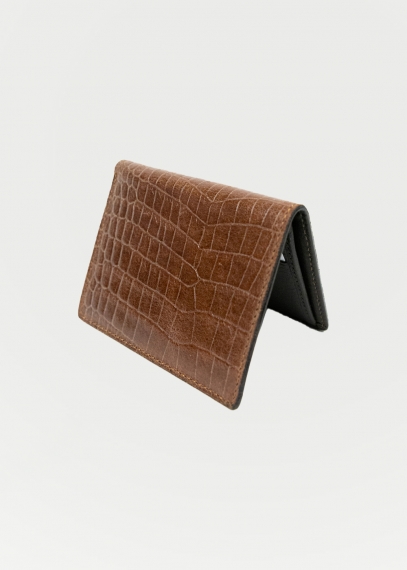 Crocodile Man Wallet - Brown