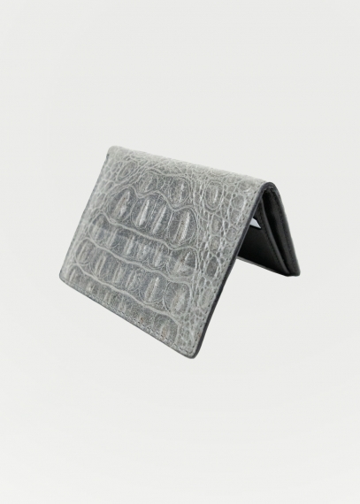 Crocodile Man Wallet - Grey