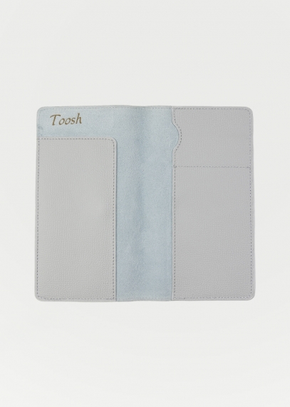 Travel Document Holder Set silver