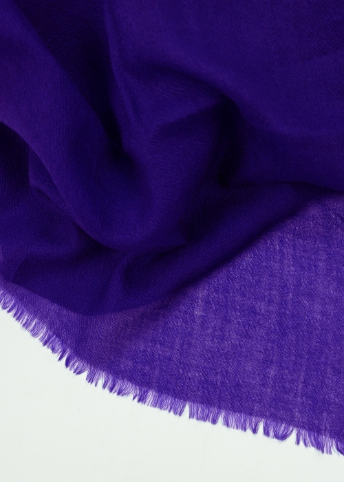 Dark Purple Light Cashmere Stole