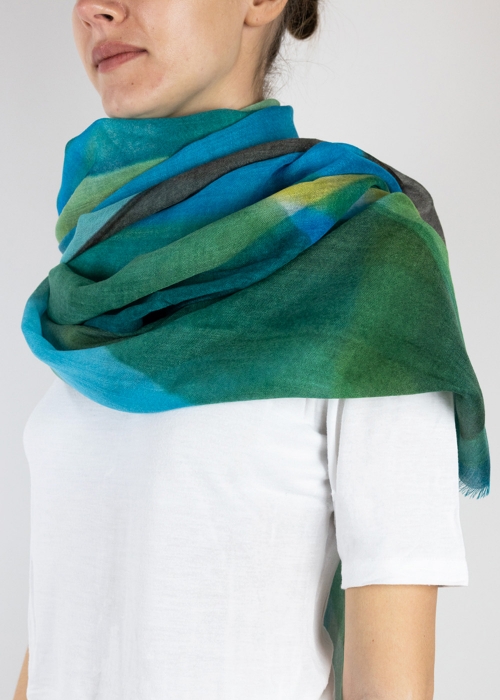 Sea Light Cashmere Stole