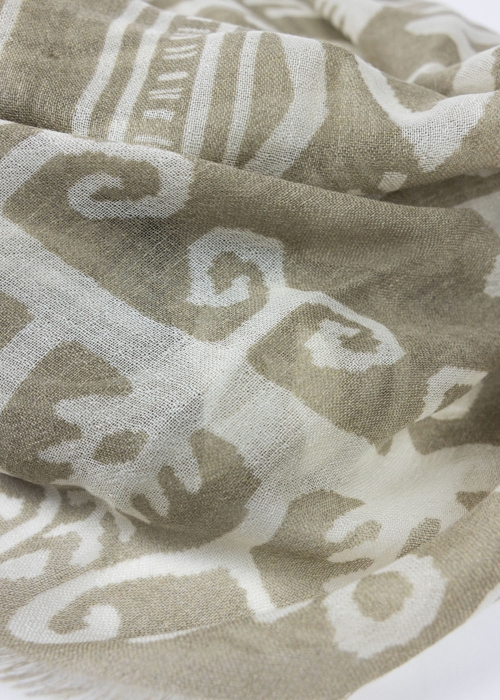 Stola in Cashmere light Atzeca verde