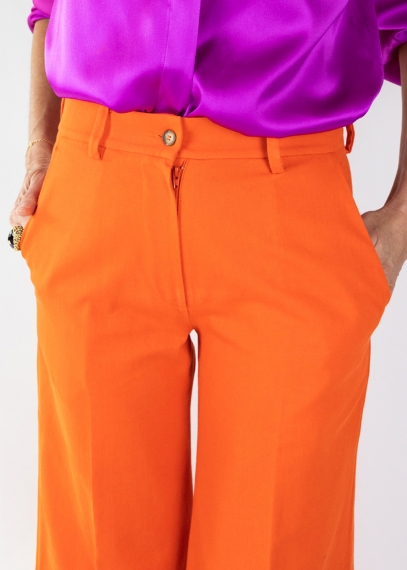 Pantalone Michela Cotone Arancio