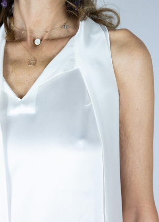 Silk White Dany Top