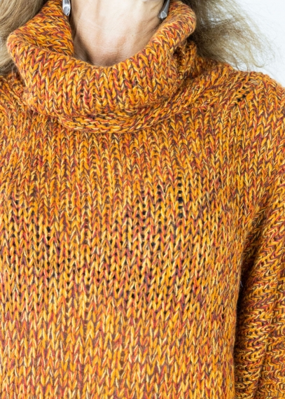 Orange Mariaelena Mouliné Sweater