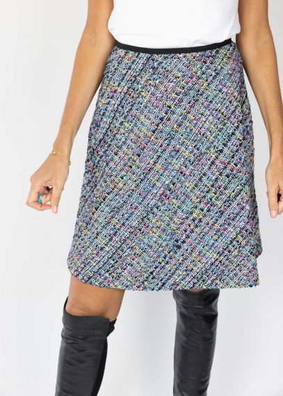 Black Tweed Skirt