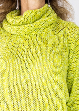 Green Mariaelena Mouliné Sweater