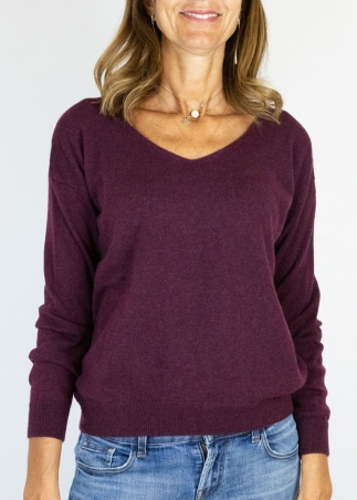 Shiraz V Sweater with Long Sleeves