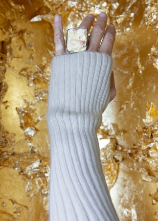 cashmere sleeves women | Toosh cashmere fingerless gloves