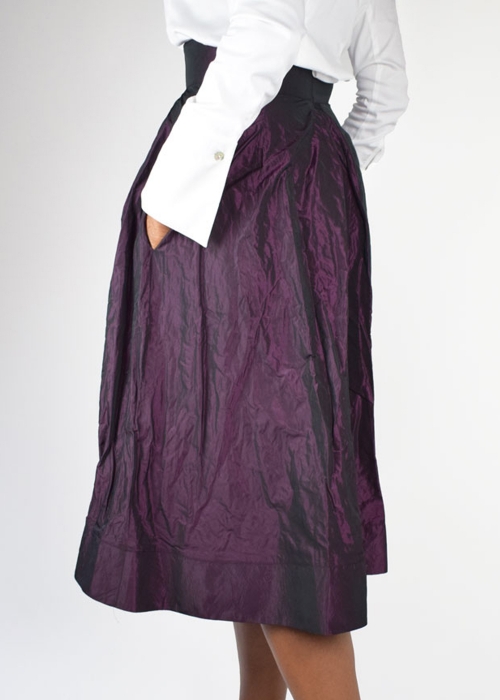 Even Taffeta Tulip Skirt