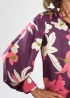 Camicia Diane in Seta Stampata Floreale