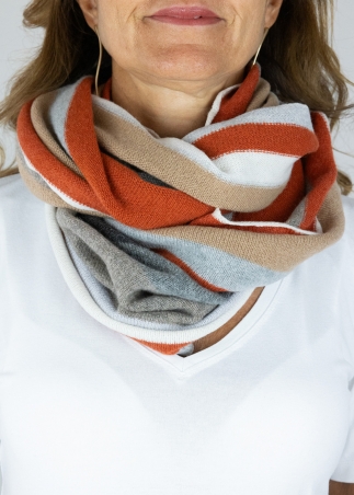 Collo cashmere riga multicolor | Toosh accessori cashmere