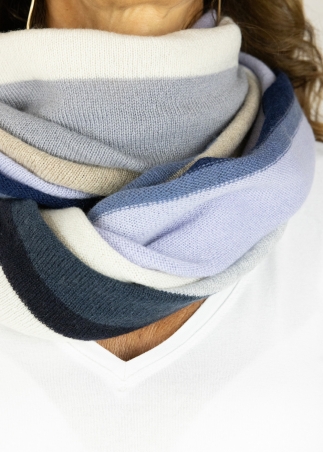 Collo cashmere riga multicolor | Toosh accessori cashmere