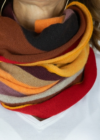 Collo cashmere riga multicolor | Toosh accessori cashmere