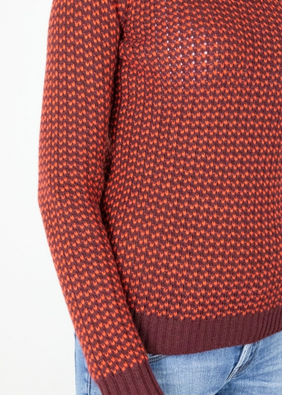Honeycomb Turtleneck Hamman + 51894