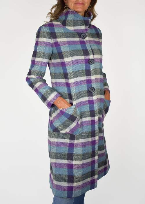 Tartan Wool Zoe Coat