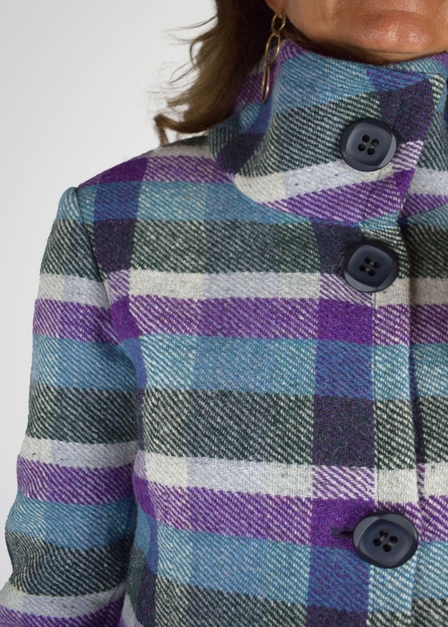 Tartan Wool Zoe Coat