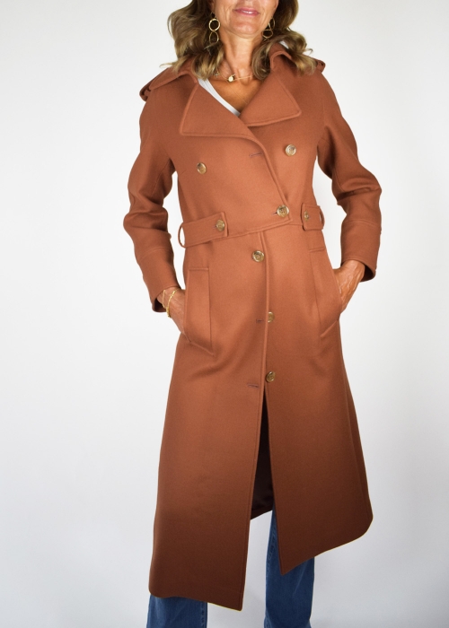 Rust Silvia military coat