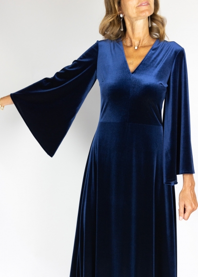 Blue Velvet Saint Tropez Dress
