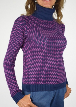 Honeycomb Turtleneck Neptune + Idol