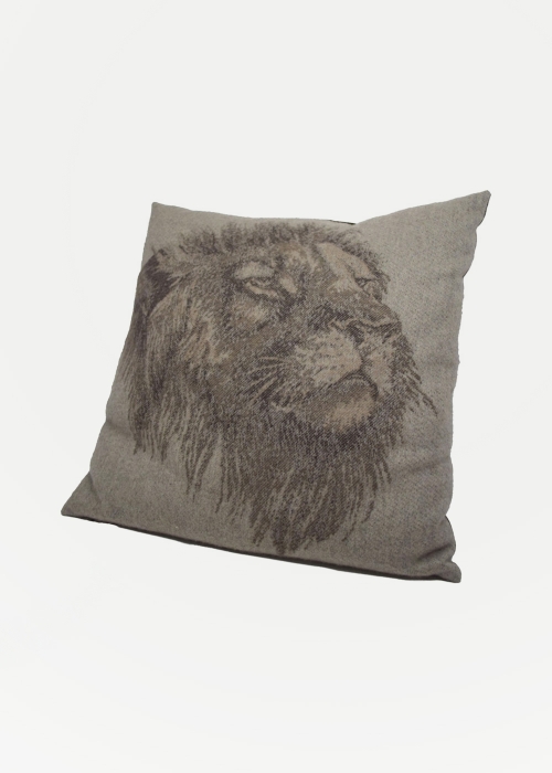 Cashmere Pillow Cover - Lion