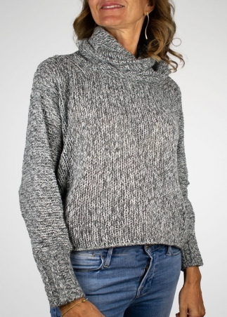 Grey Mariaelena Mouliné Sweater