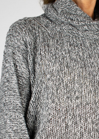 Grey Mariaelena Mouliné Sweater