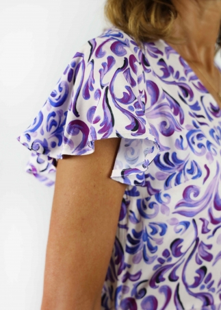Purple Petal Dress