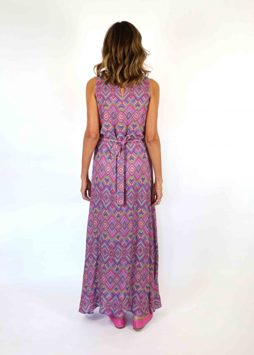 Fuchsia Long Ibiza Dress