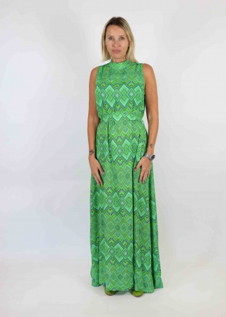 Green Long Ibiza Dress