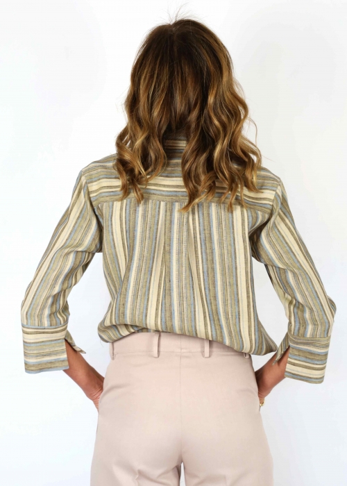 Camicia Capri in Lino Verde