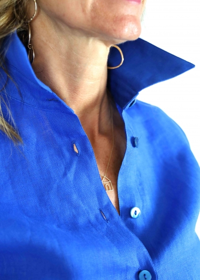 Camicia Ginny Blu elettrico