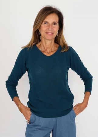 Teal Granella Sweater
