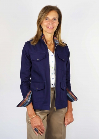 Sahariana Claudia Military Twill Cotton
