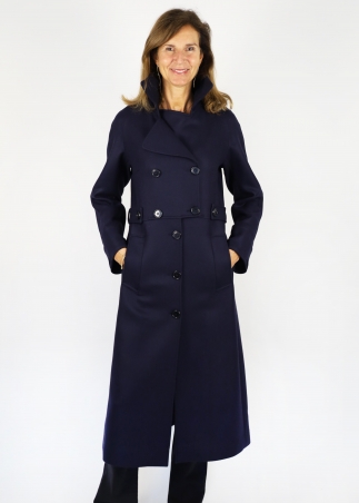 Cappotto Silvia Military Blu