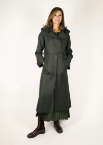 Silvia Military Coat With Shoulder Tabs
