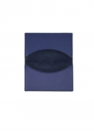 Small leather Card holder with book closure