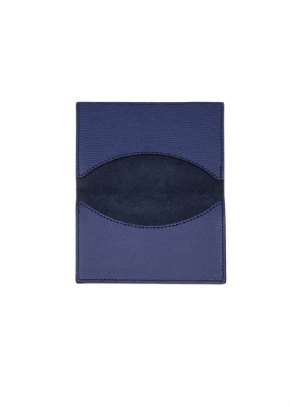 Small leather Card holder with book closure