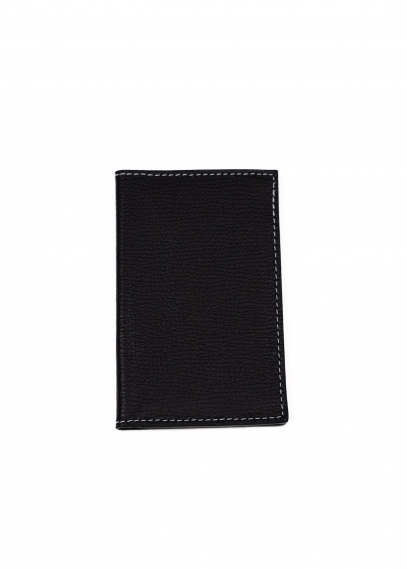 Small leather Card holder with book closure