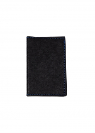 Small leather Card holder with book closure