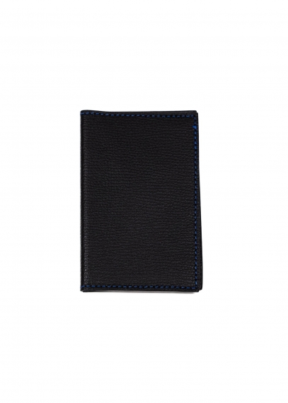 Small leather Card holder with book closure
