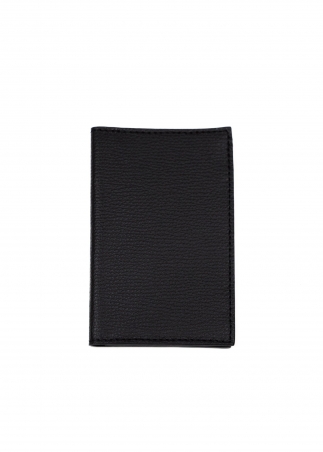 Small leather Card holder with book closure