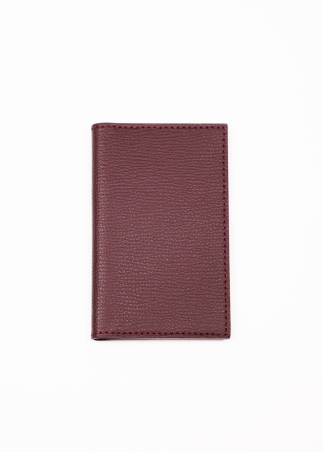 Portacarte piccolo a libro in pelle