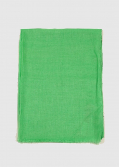 Stola in cashmere voile ultralight Verde brillante