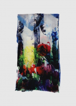Multicolor cashmere stole