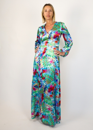 Abito Saint Tropez stampa floreale astratta