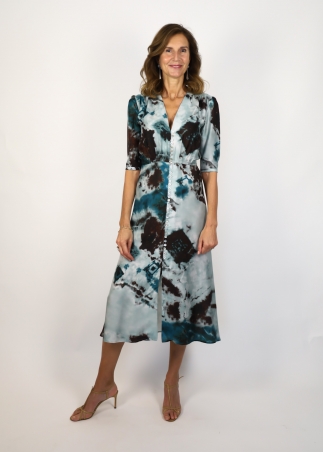Francesca dress in abstract print