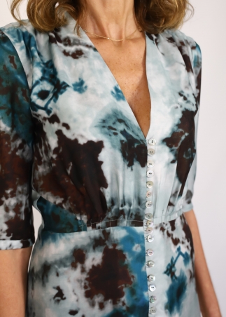 Francesca dress in abstract print